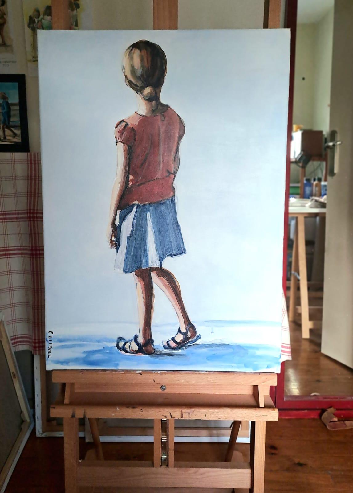 Zeitgenössische französische Kunst von Carole Leprince - Page Blanche im Angebot 3