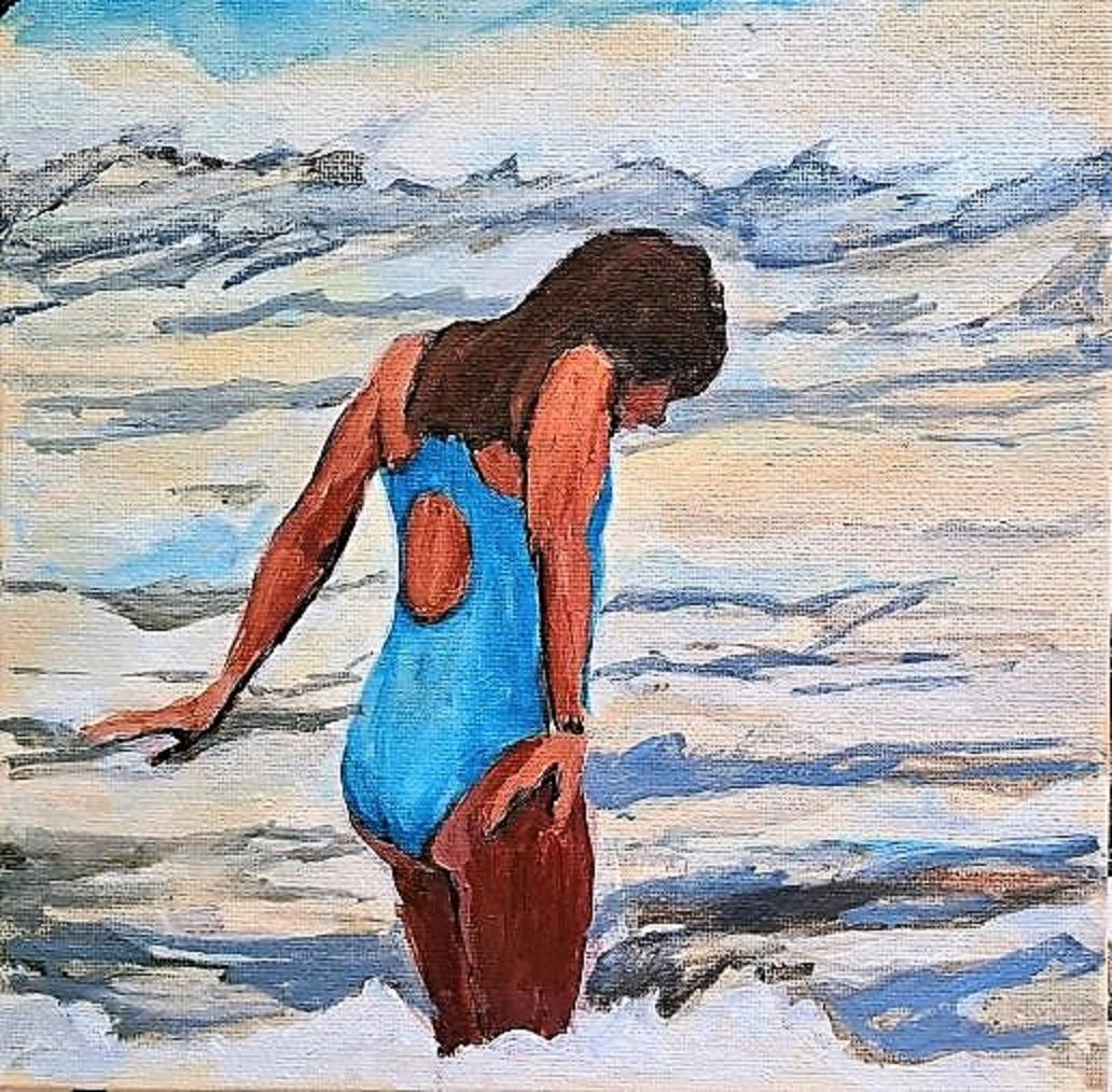 Acrilici su tavola di tela