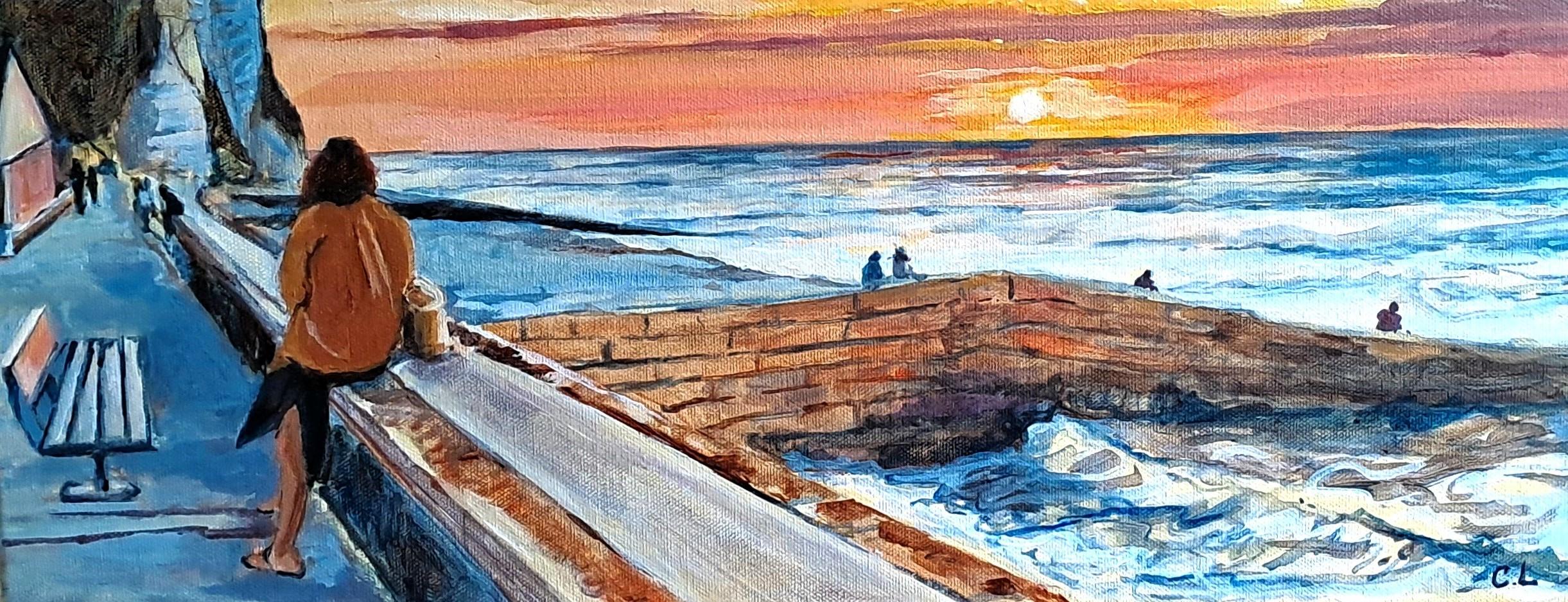Acrylics on canvas 

Carole Leprince is a French artist born in 1966 who lives & works in Houilles, France. Over the years, her personal photos have been the inspiration for painting. She paints both those close to her and strangers in moving