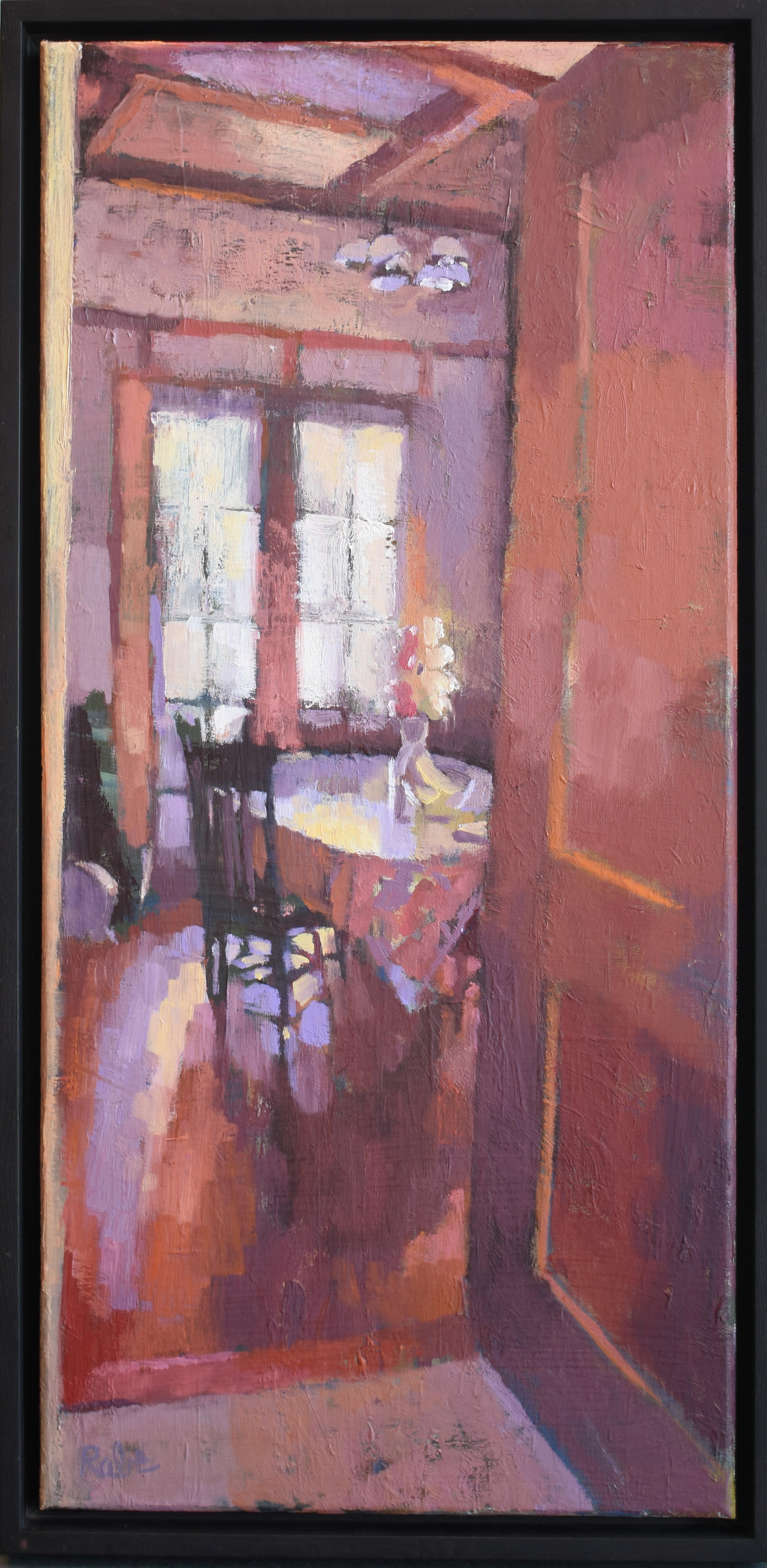 Vue sur la salle à manger - Painting de Carole Rabe