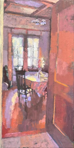 Looking into the dining room