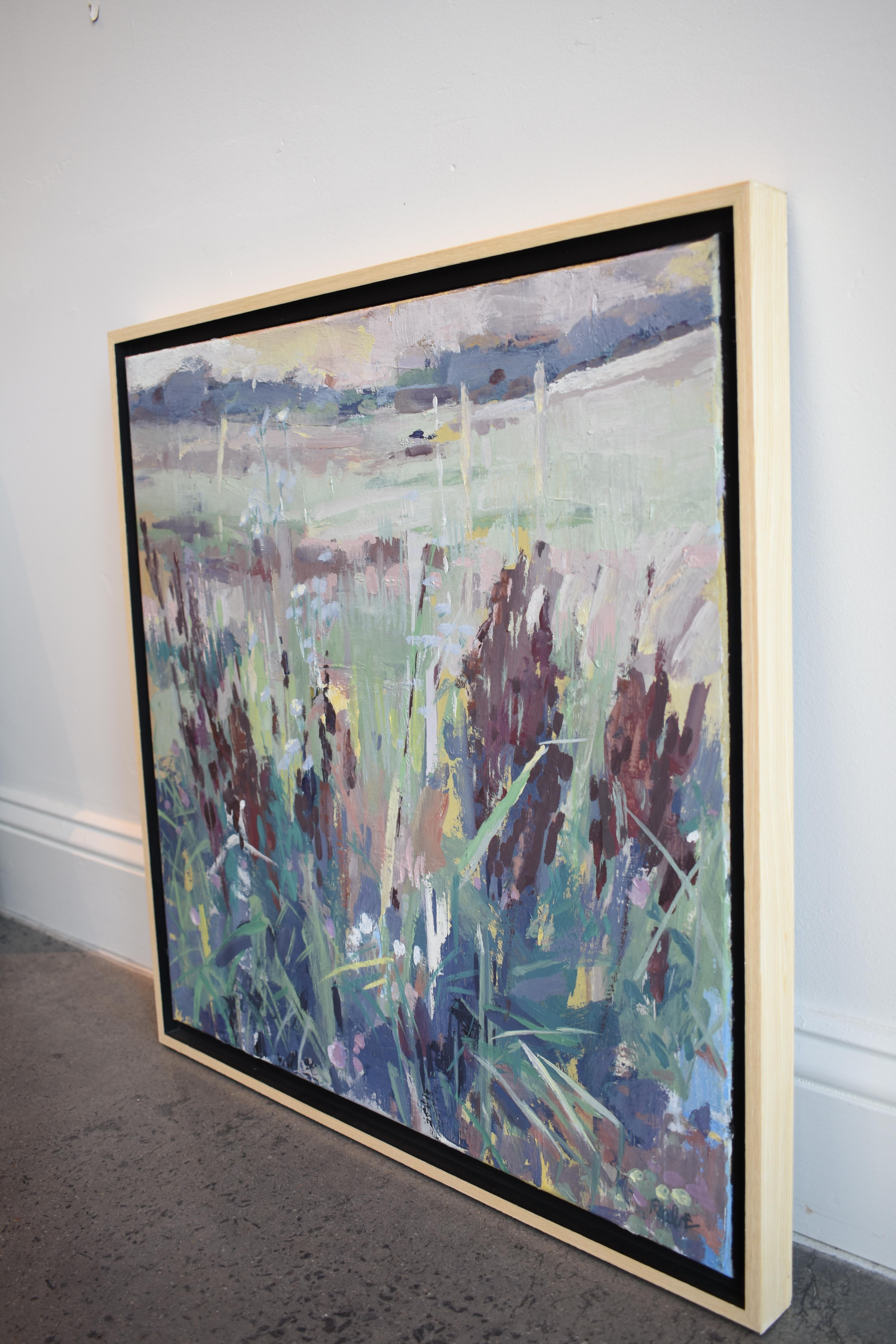 Wiese in der Dürre (Amerikanischer Realismus), Painting, von Carole Rabe