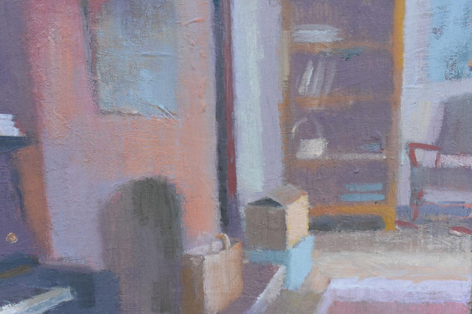 Klavierhocker (Amerikanischer Realismus), Painting, von Carole Rabe