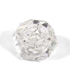 Facettierter Lucite-Eiskübel von Carole Stupell
