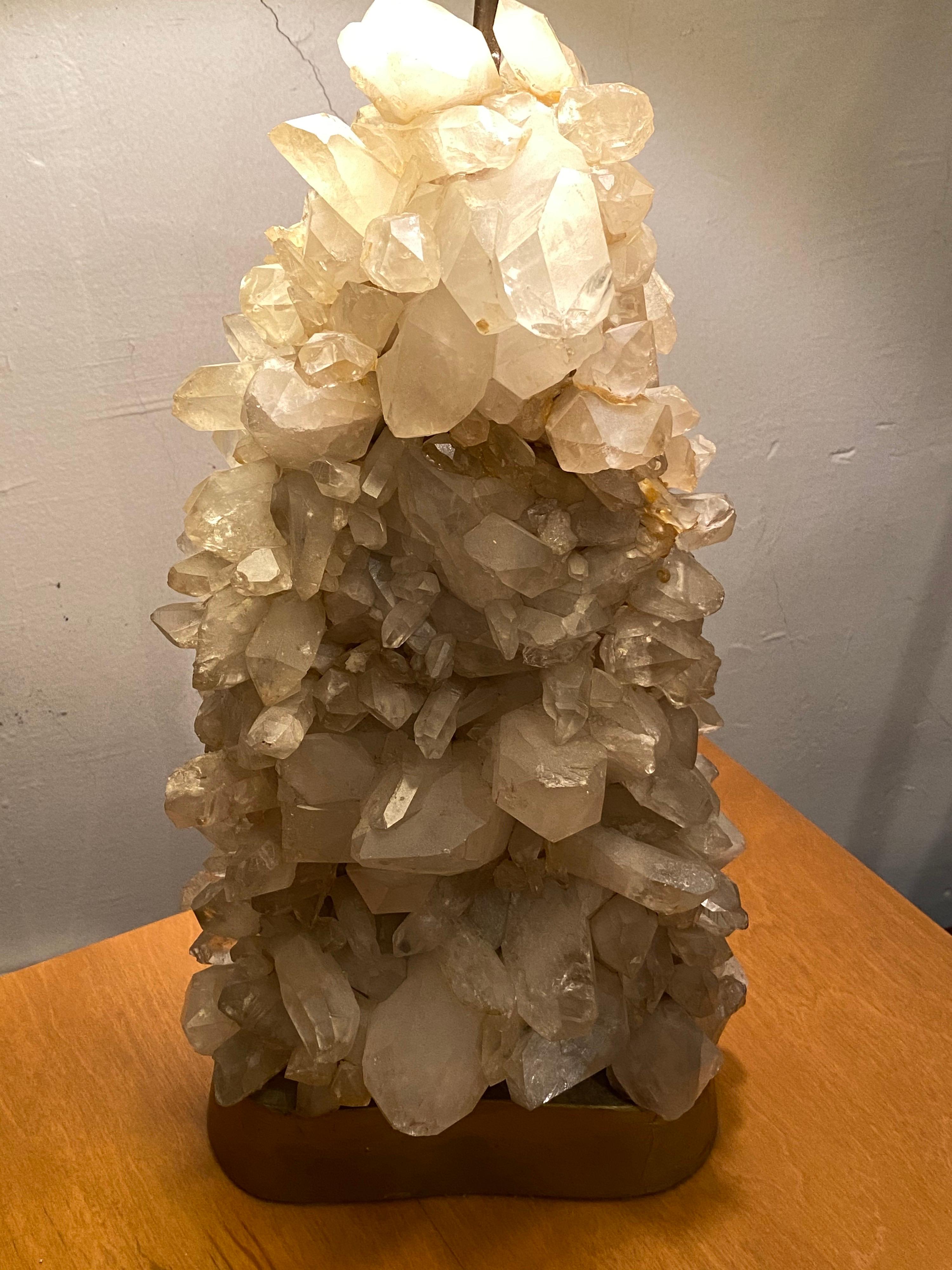 Carole Stupell Quartz Crystal Cluster Table Lamp 4