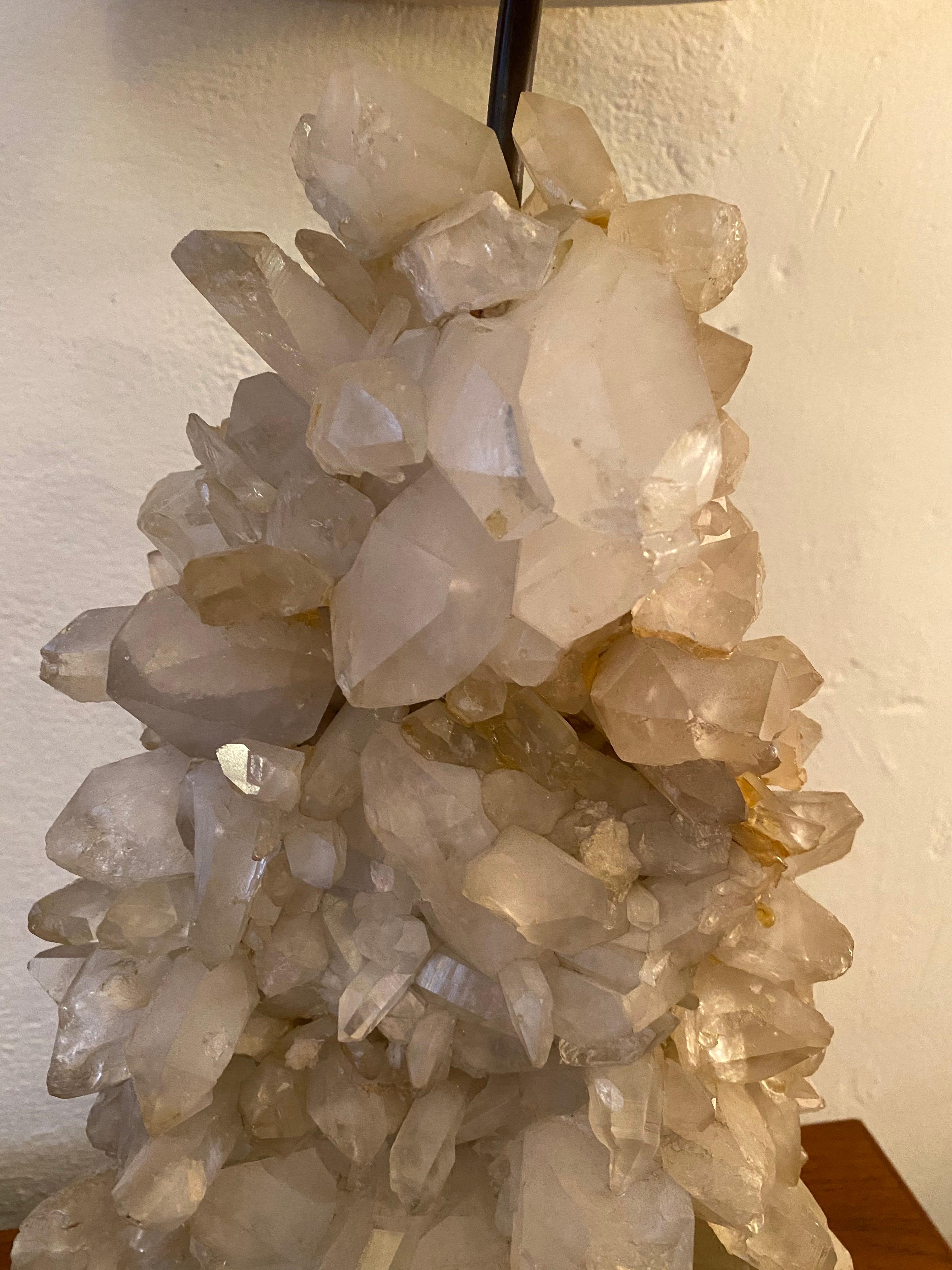 Carole Stupell Quartz Crystal Cluster Table Lamp 6