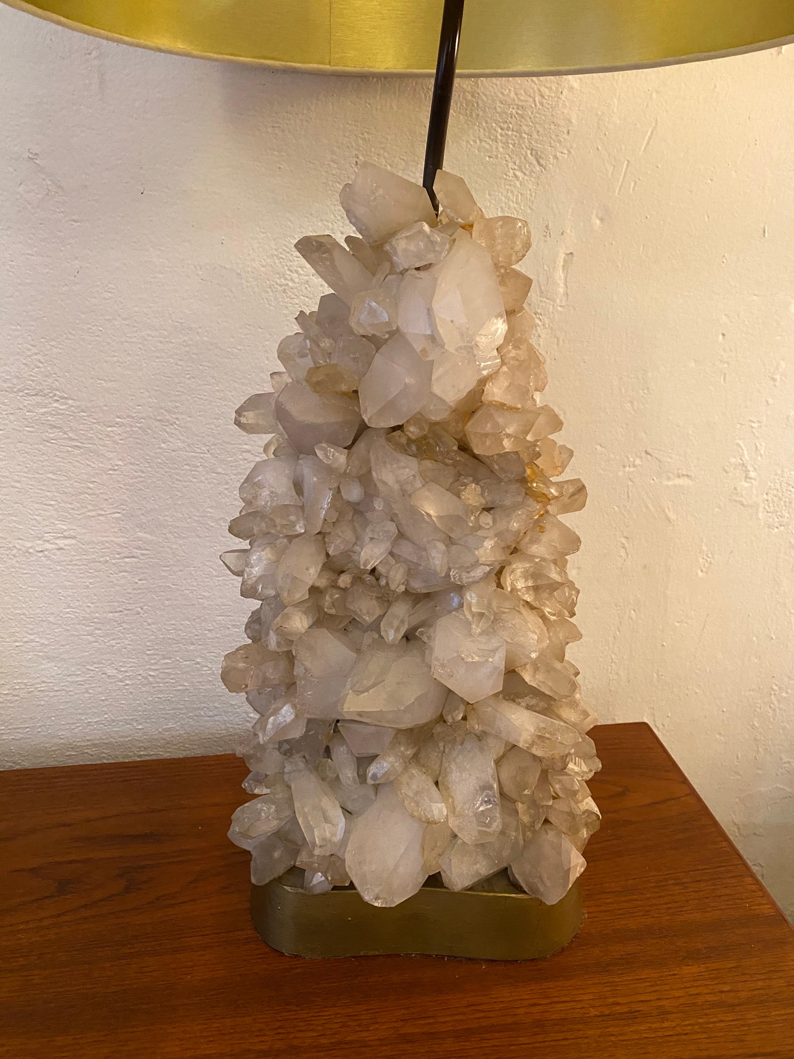 Carole Stupell Quartz Crystal Cluster Table Lamp 7