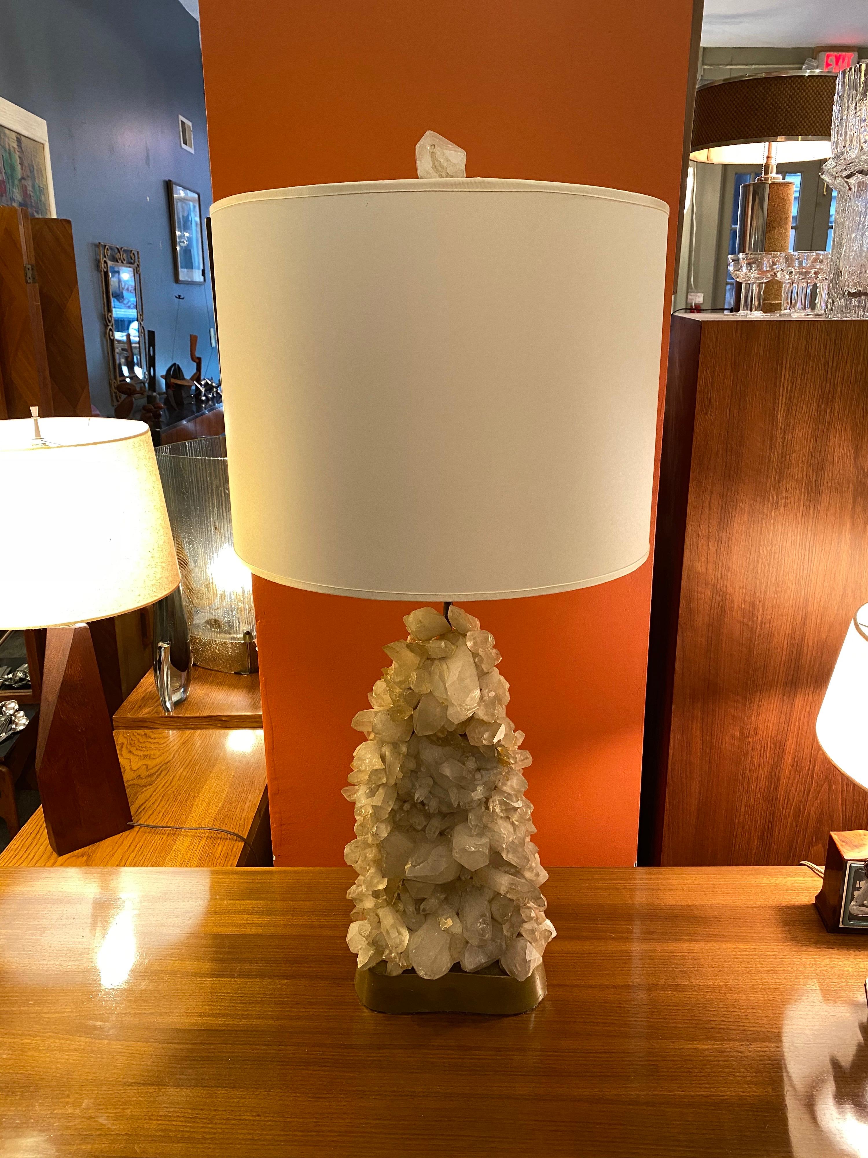 Carole Stupell Quartz Crystal Cluster Table Lamp 10