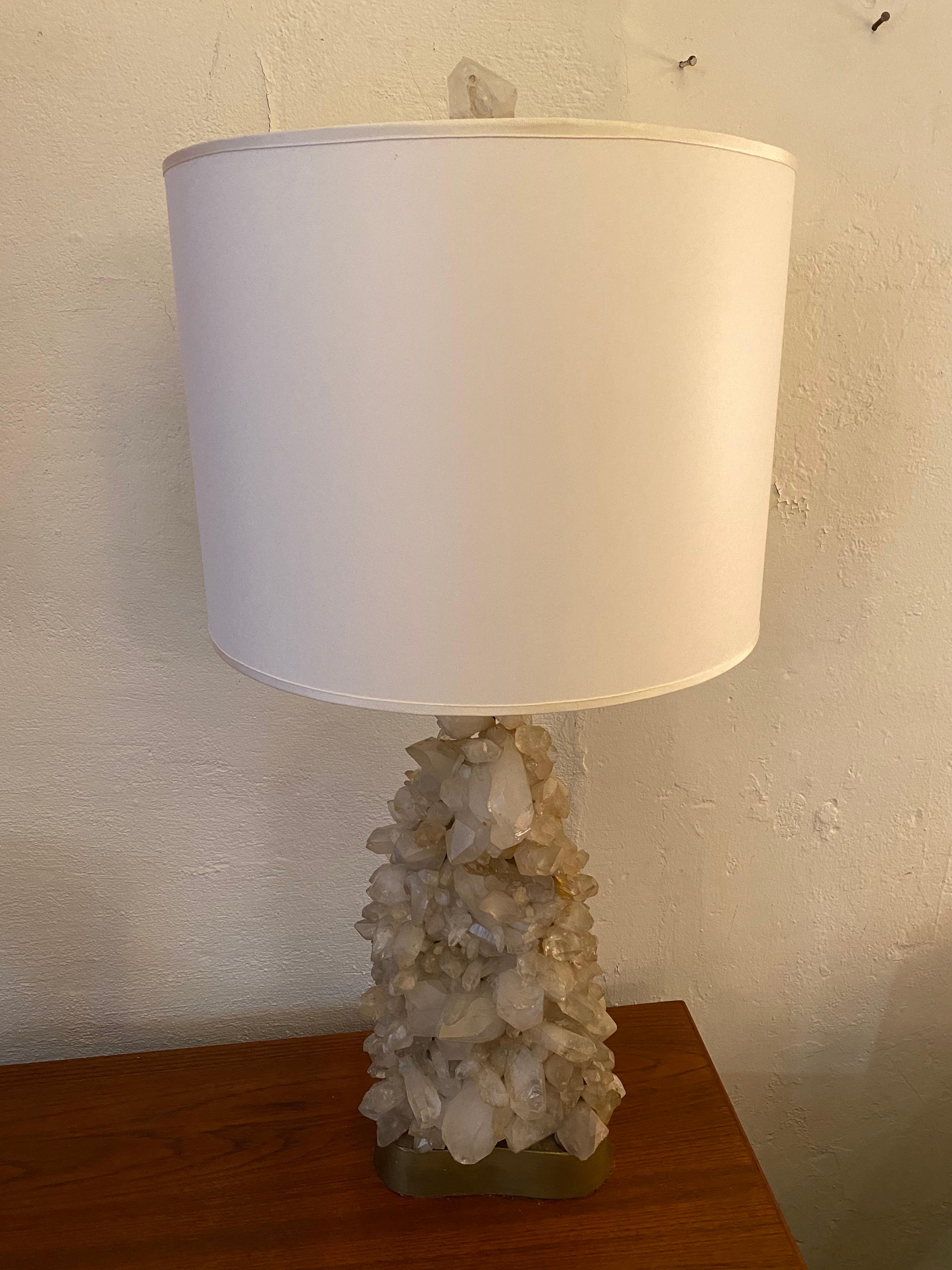 Carole Stupell Quartz Crystal Cluster Table Lamp 1