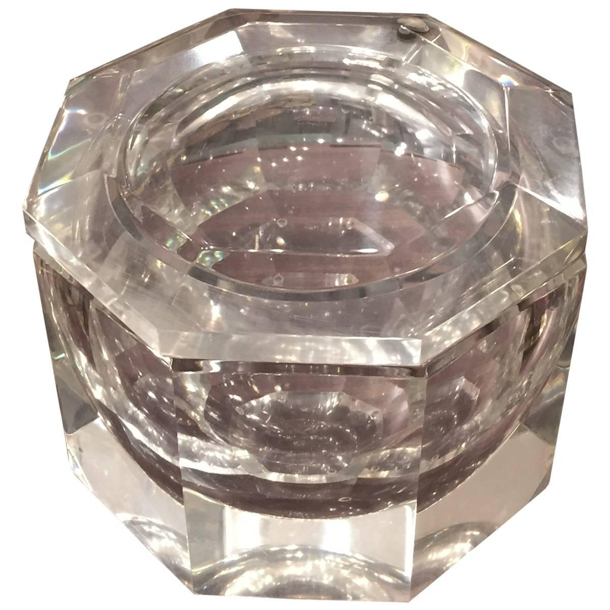 Carole Stupell Style Lucite Ice Bucket For Sale