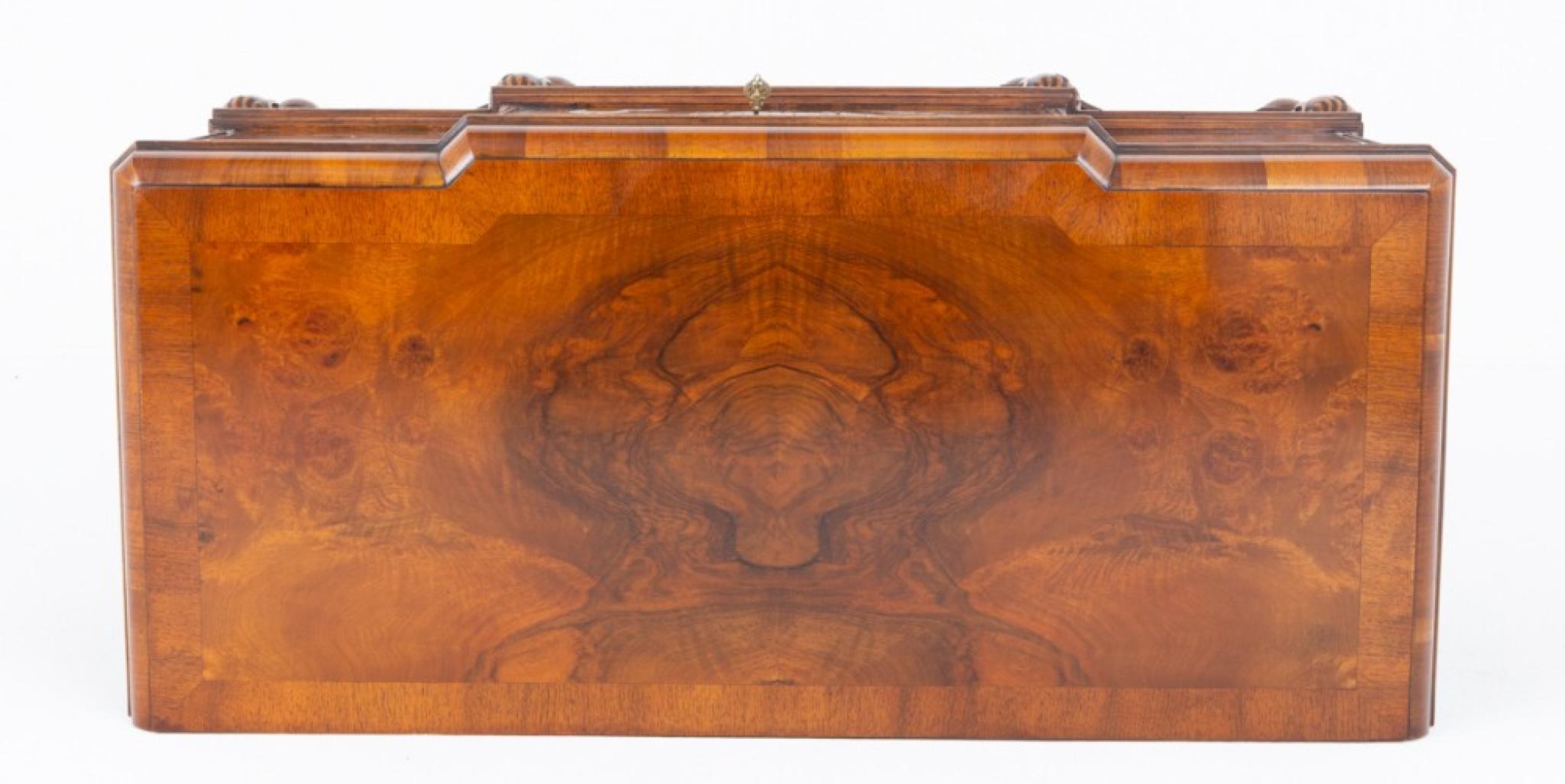 Woodwork Carolean Sideboard Server Walnut Chinoiserie Cabinet For Sale