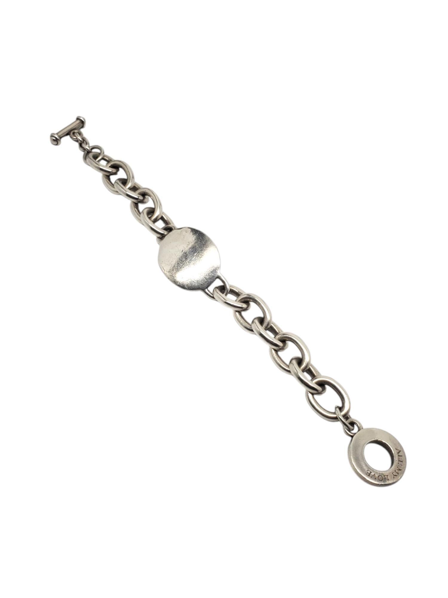 Bracciale A Link in argento Sterling di Carolee 