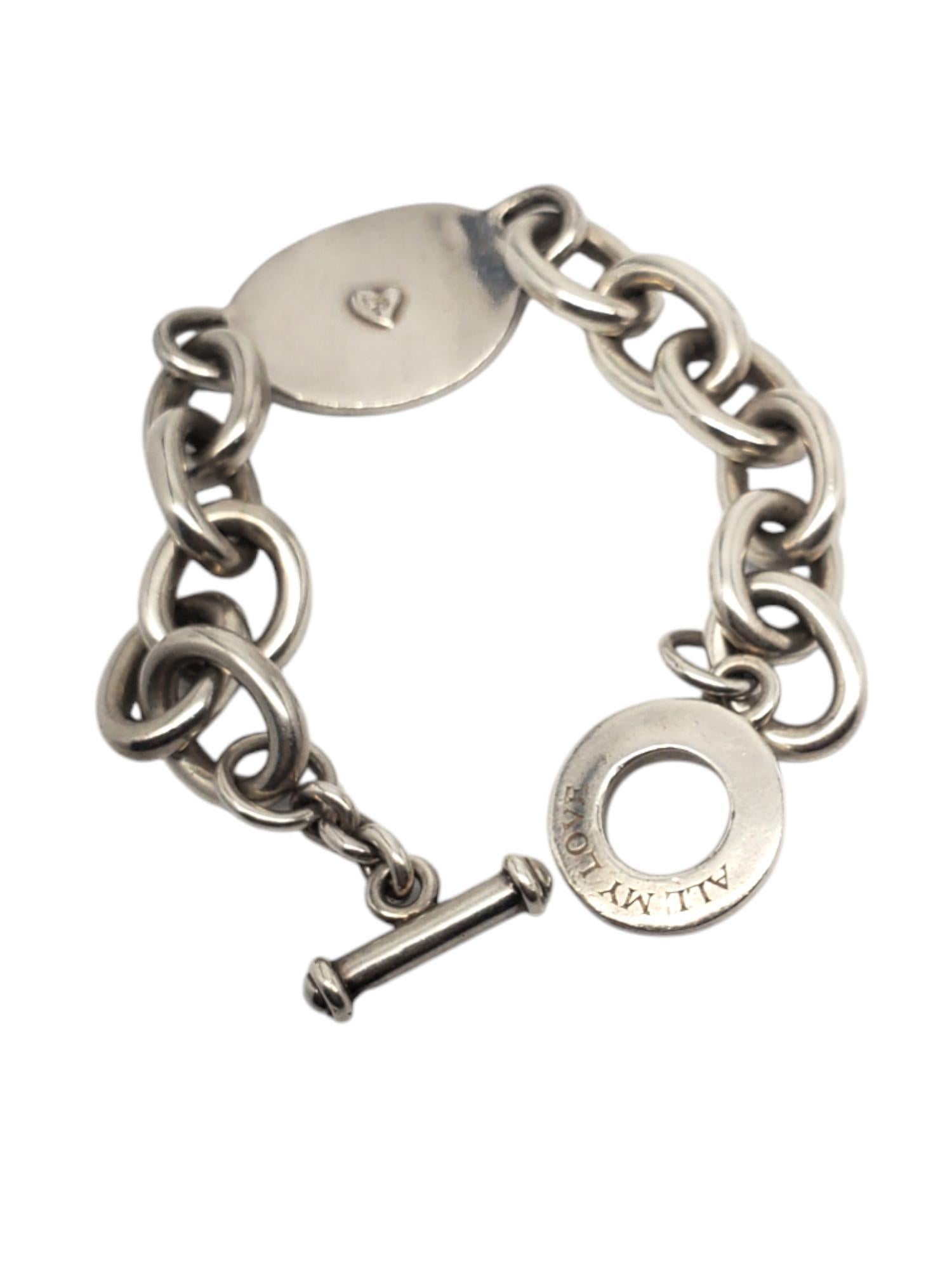 Bracciale A Link in argento Sterling di Carolee 