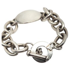Carolee Sterling Silber ID Link Toggle Armband „All My Love“ # 20762