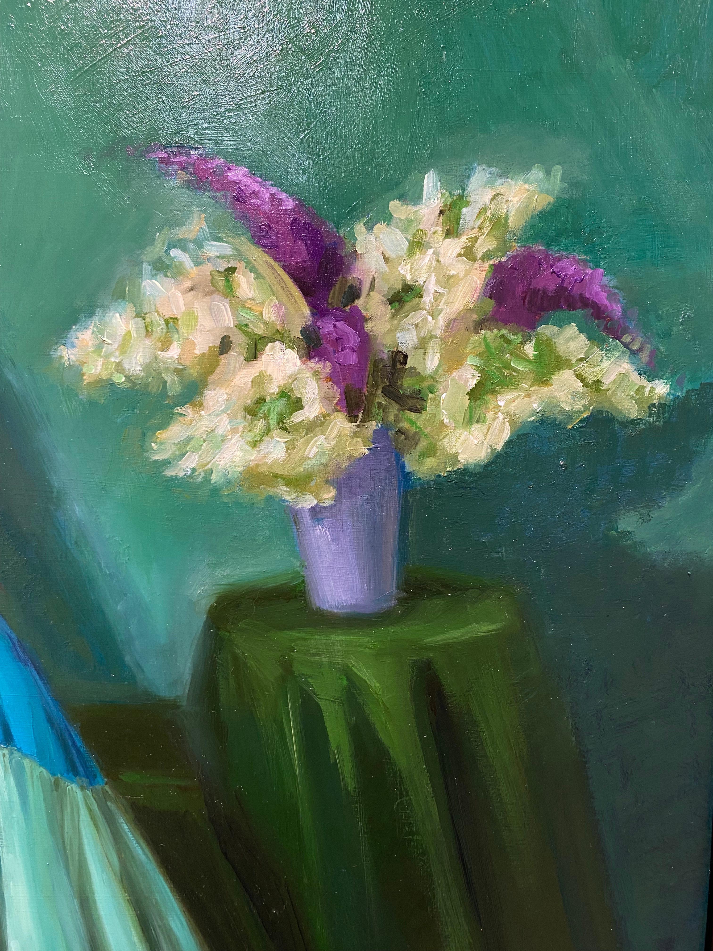 Carolien van Olphen
Papillon
Huile sur panneau de bois
72 x 65 cm
(encadré 80 x 73 cm, cadre inclus)


L'artiste néerlandaise Carolien van Olphen a laissé une grande impression dans de nombreux endroits avec ses portraits colorés. En janvier 2022,