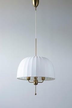 "Carolin" brass ceiling Lamp by Hans Agne Jakobsson, Sweden, 1960s