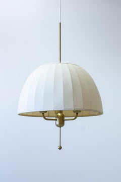 "Carolin" brass ceiling Lamp by Hans Agne Jakobsson, Sweden, 1970s