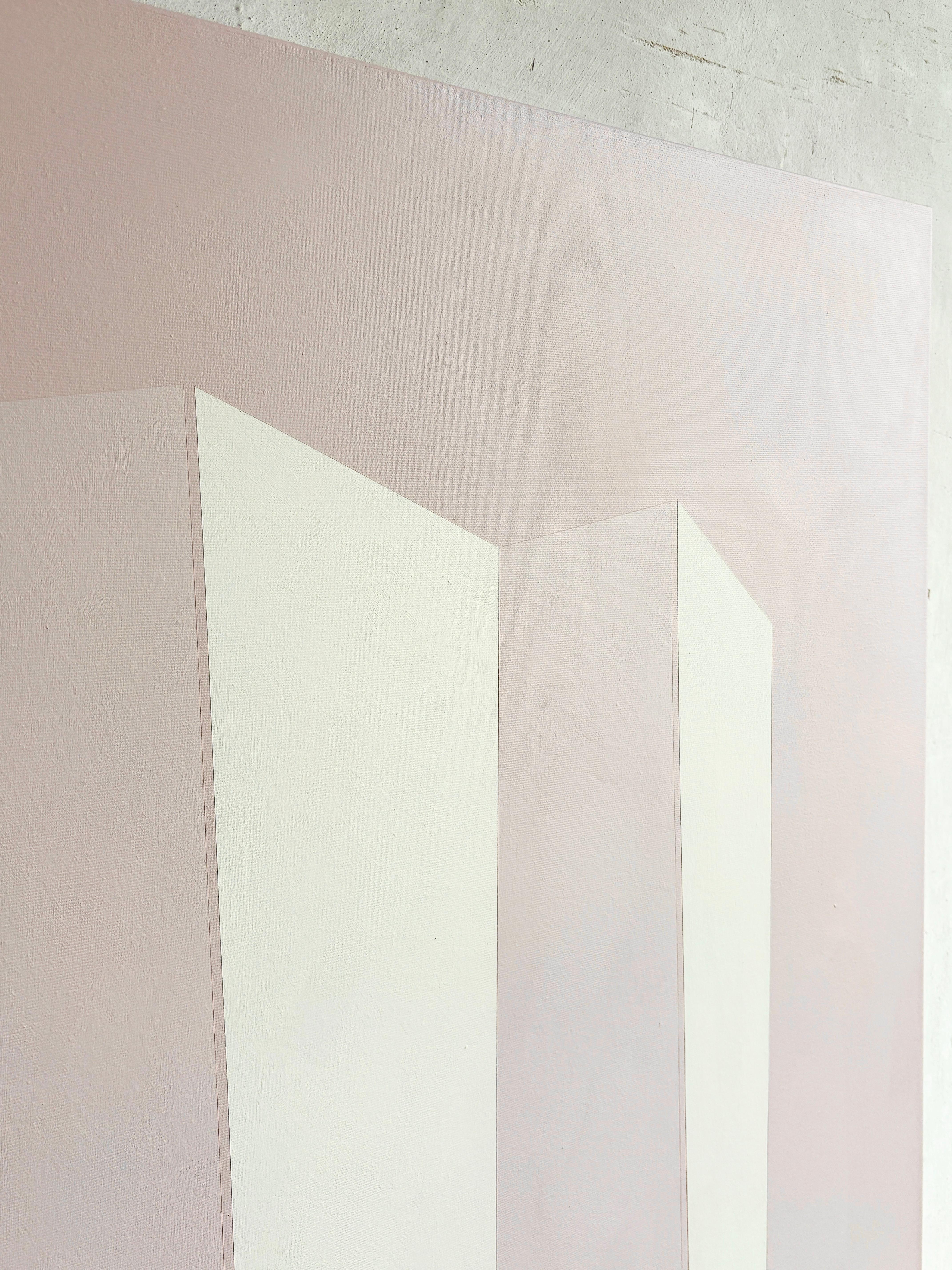 ABSTRACT Forms Painting by Contemporary German Artist Carolin Kreutzer For Sale 1