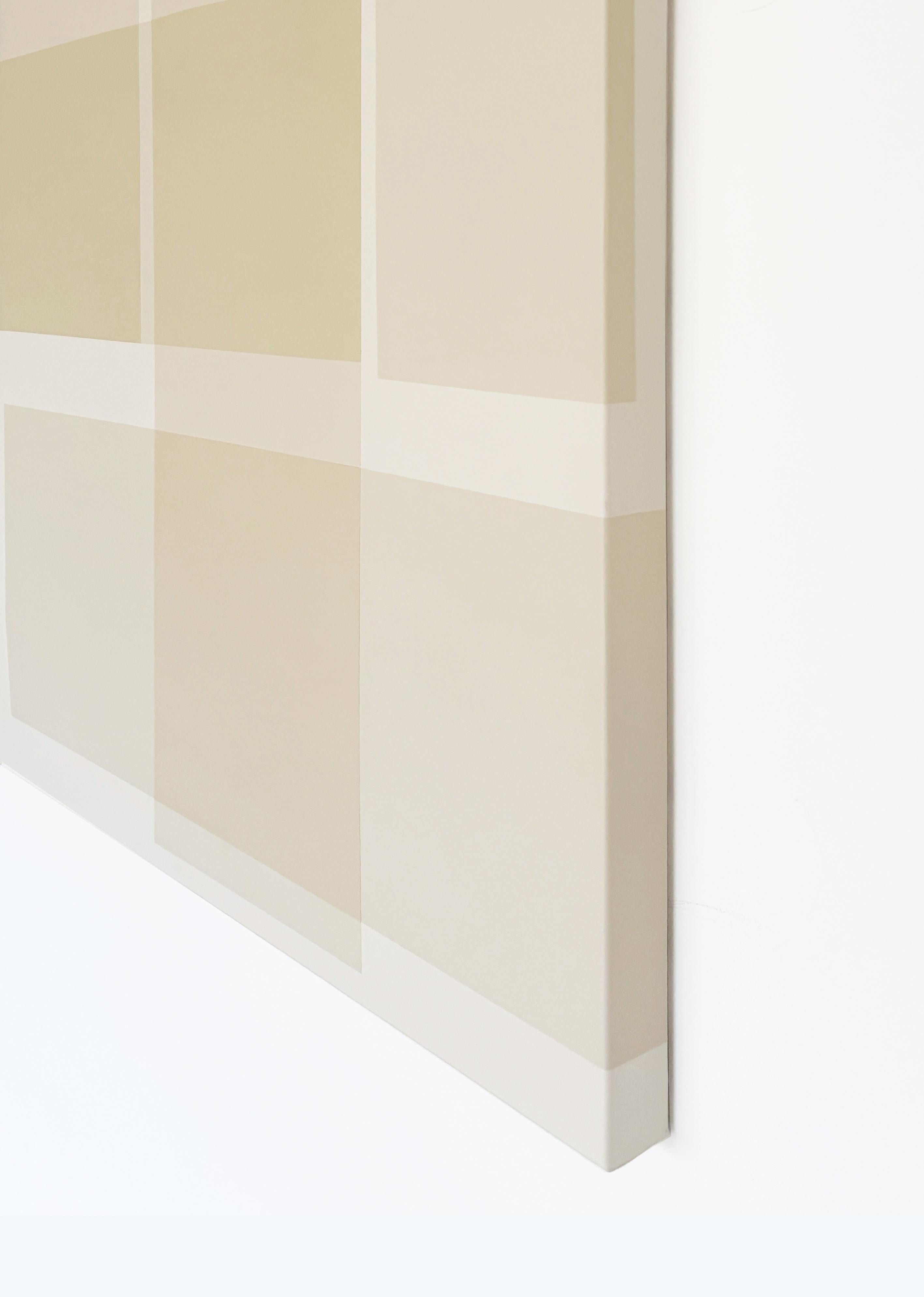 ABSTRACT Geometria Opera d'arte contemporanea dell'artista tedesca Caroline Kreutzer 2024 - Painting di Carolin Kreutzer