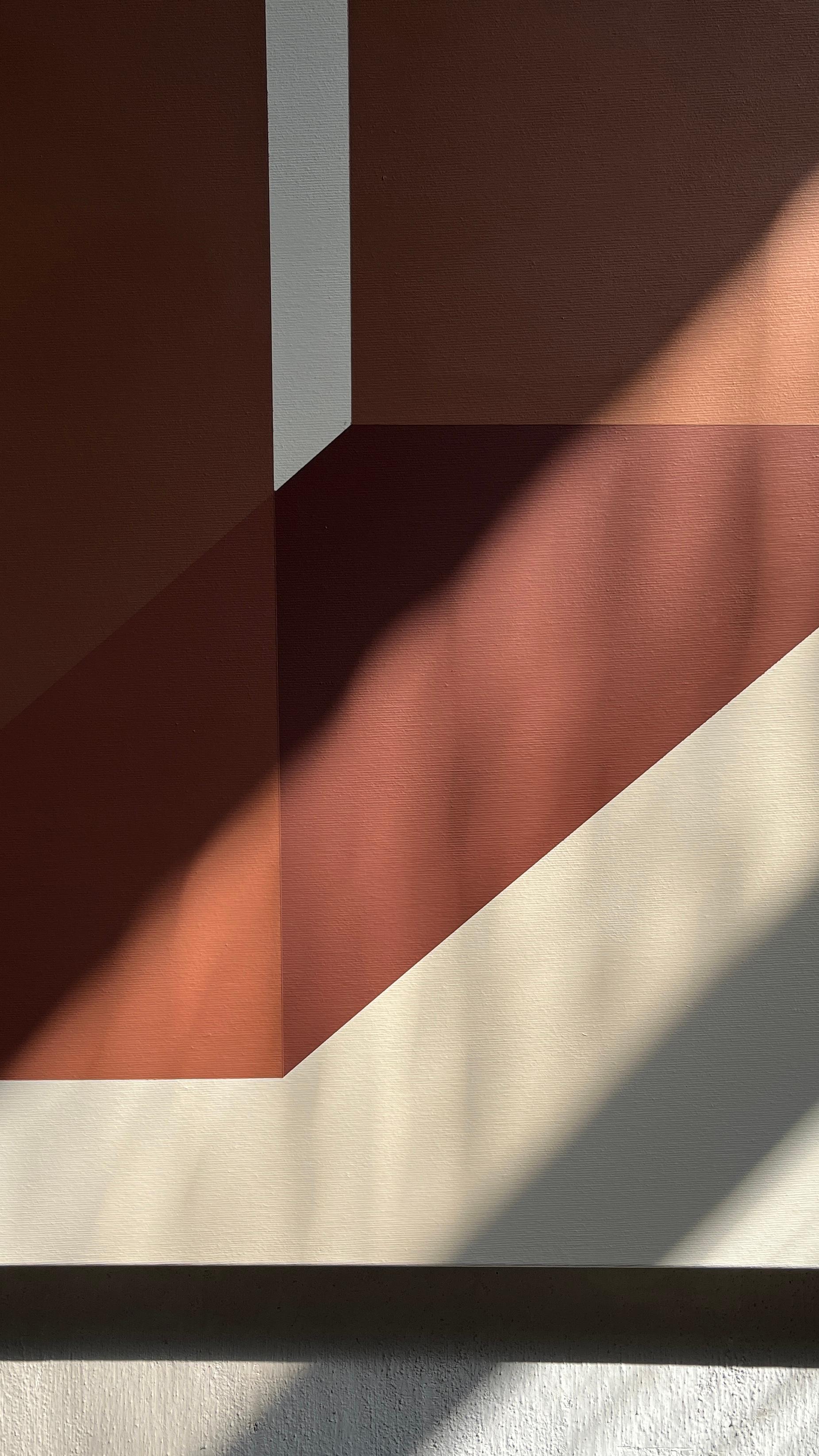 ABSTRACT Geometría Pintura de la artista alemana contemporánea Carolin Kreutzer en venta 1