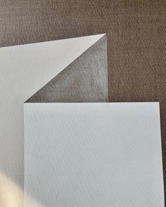 ABSTRACT Géométrie Blanc Peinture Contemporaine Allemande Carolin Kreutzer
