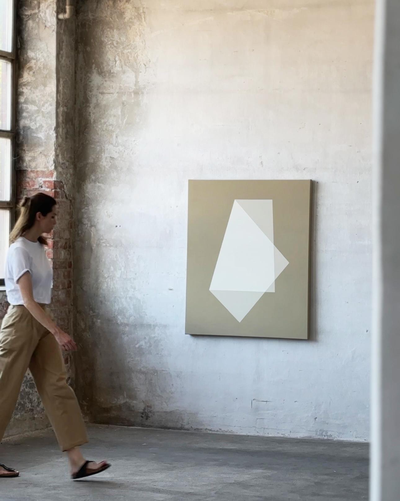 Zeitgenössisches abstraktes geometrisches Kunstwerk von Carolin Kreutzer Architektonisch im Angebot 5