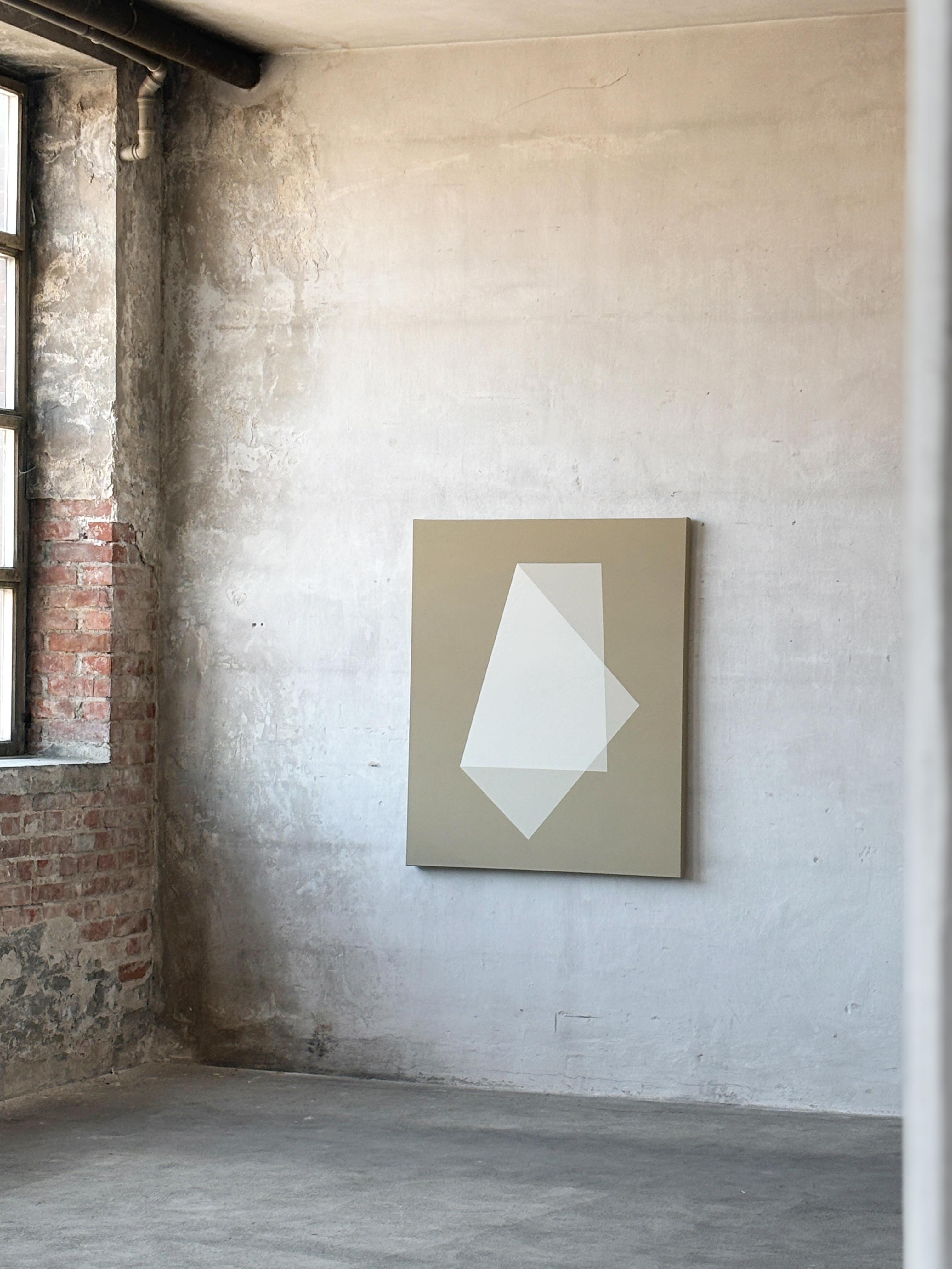 Zeitgenössisches abstraktes geometrisches Kunstwerk von Carolin Kreutzer Architektonisch im Angebot 6