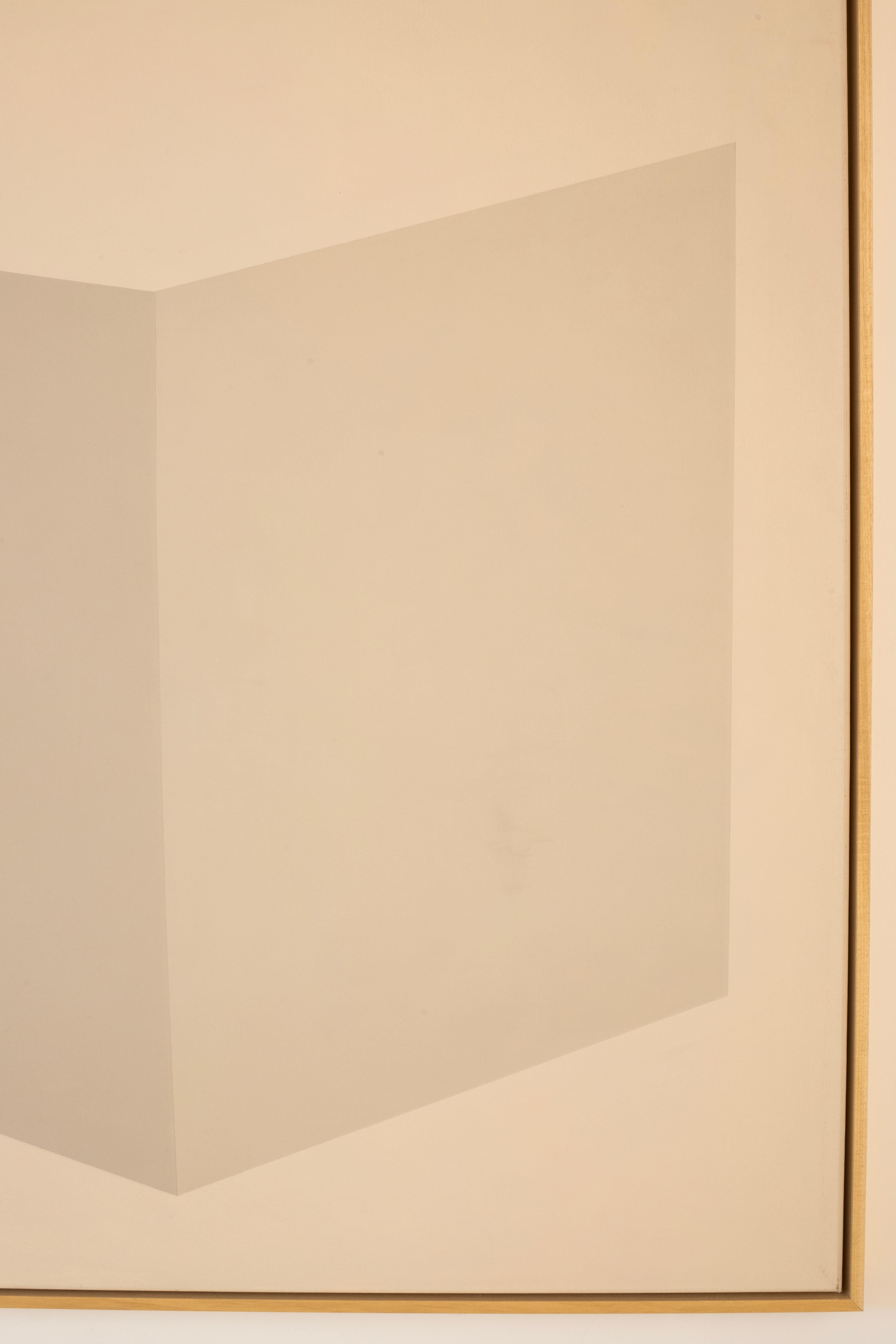 Geometric Minimalist Diptych Soft Contemporary Abstract Carolin Kreutzer New For Sale 1