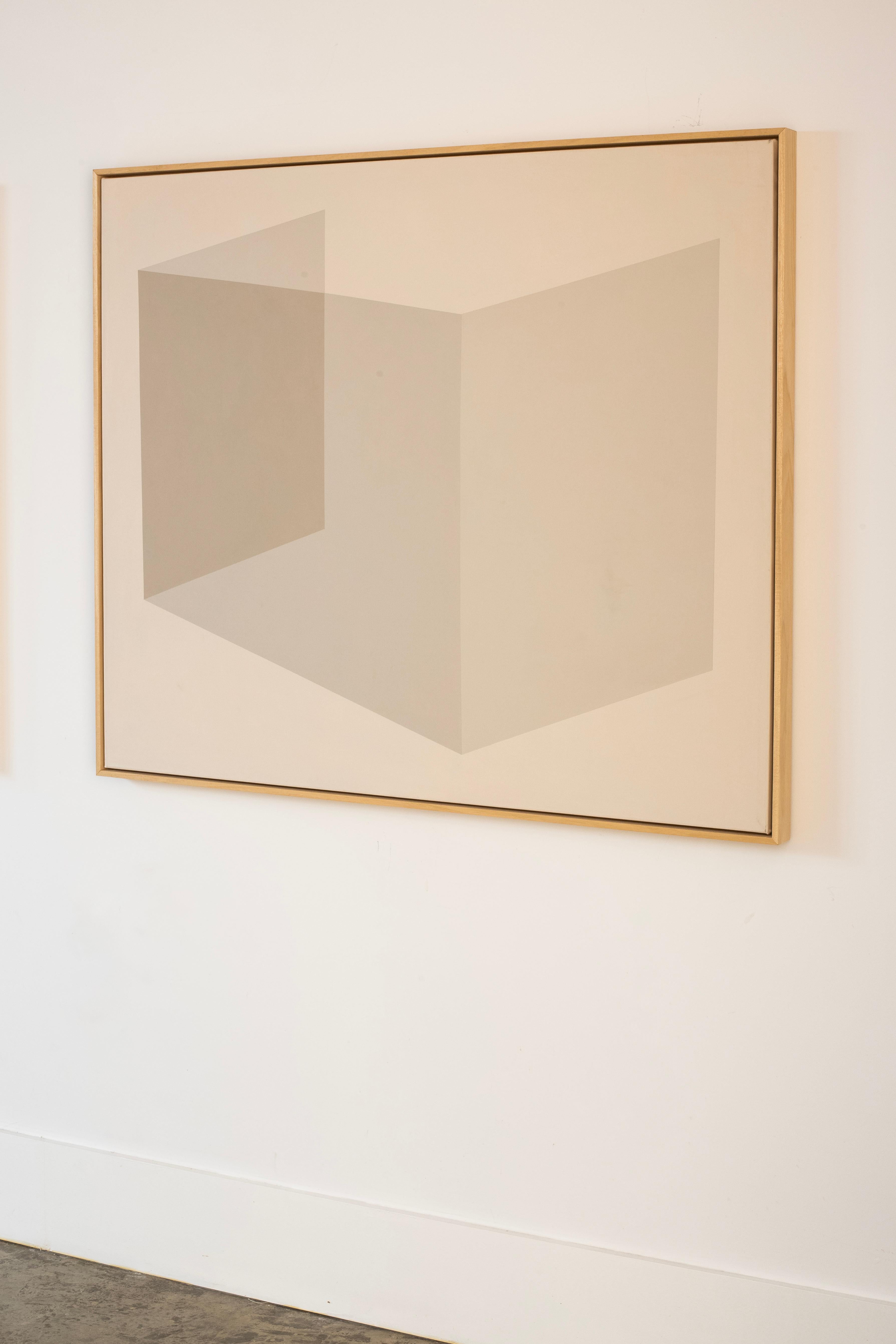 Geometric Minimalist Diptych Soft Contemporary Abstract Carolin Kreutzer New For Sale 2
