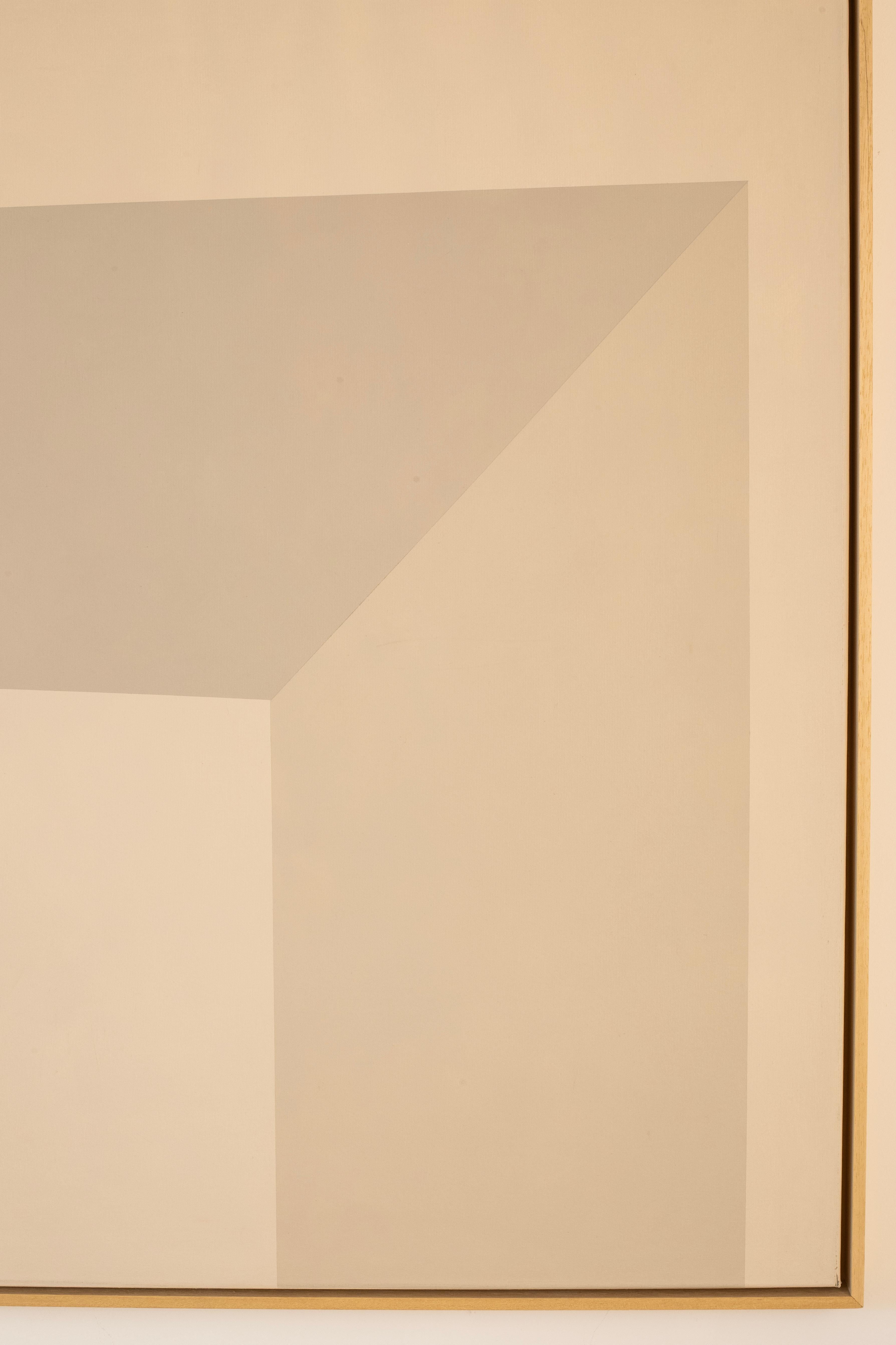 Geometric Minimalist Diptych Soft Contemporary Abstract Carolin Kreutzer New For Sale 3