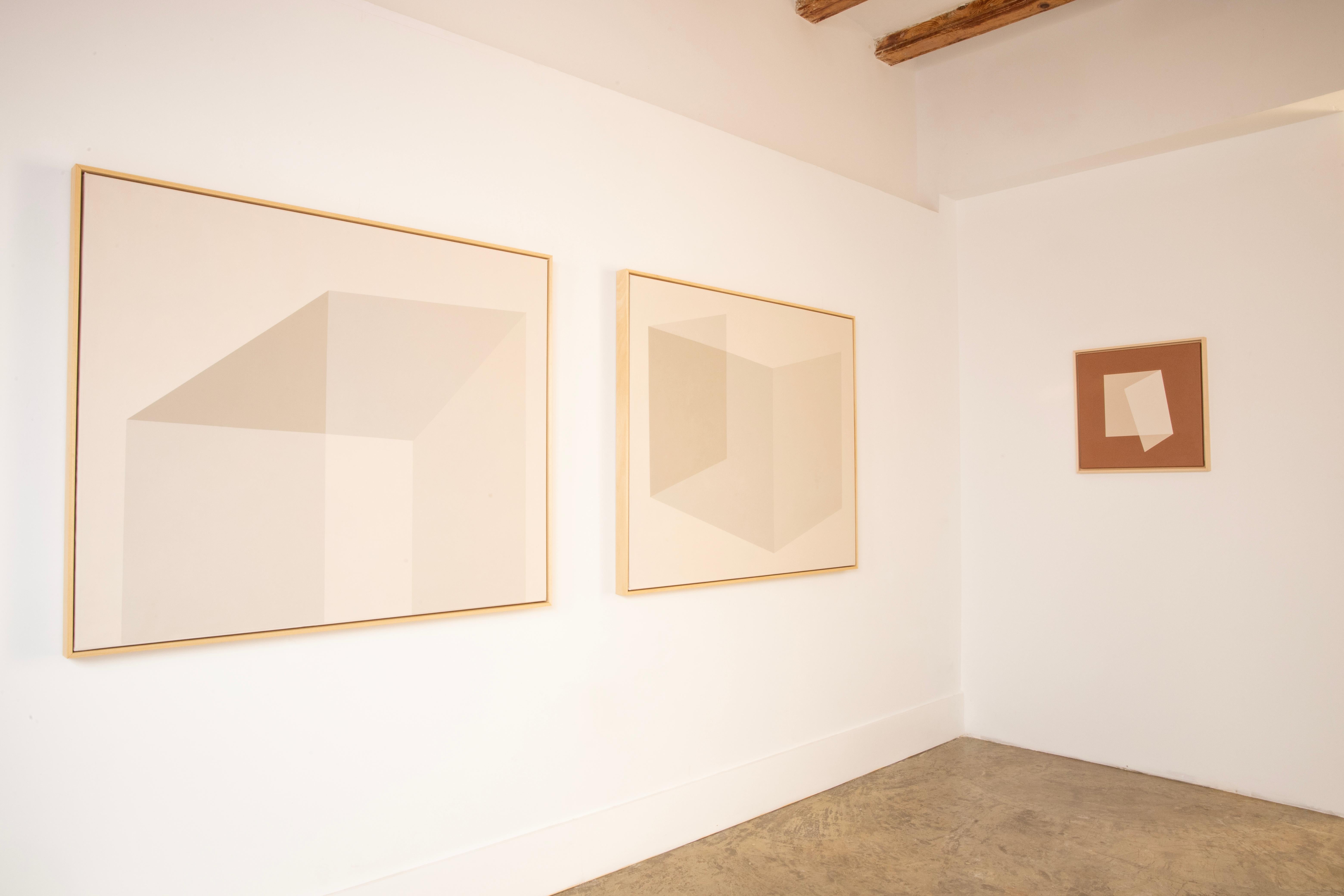 Geometric Minimalist Diptych Soft Contemporary Abstract Carolin Kreutzer New For Sale 5