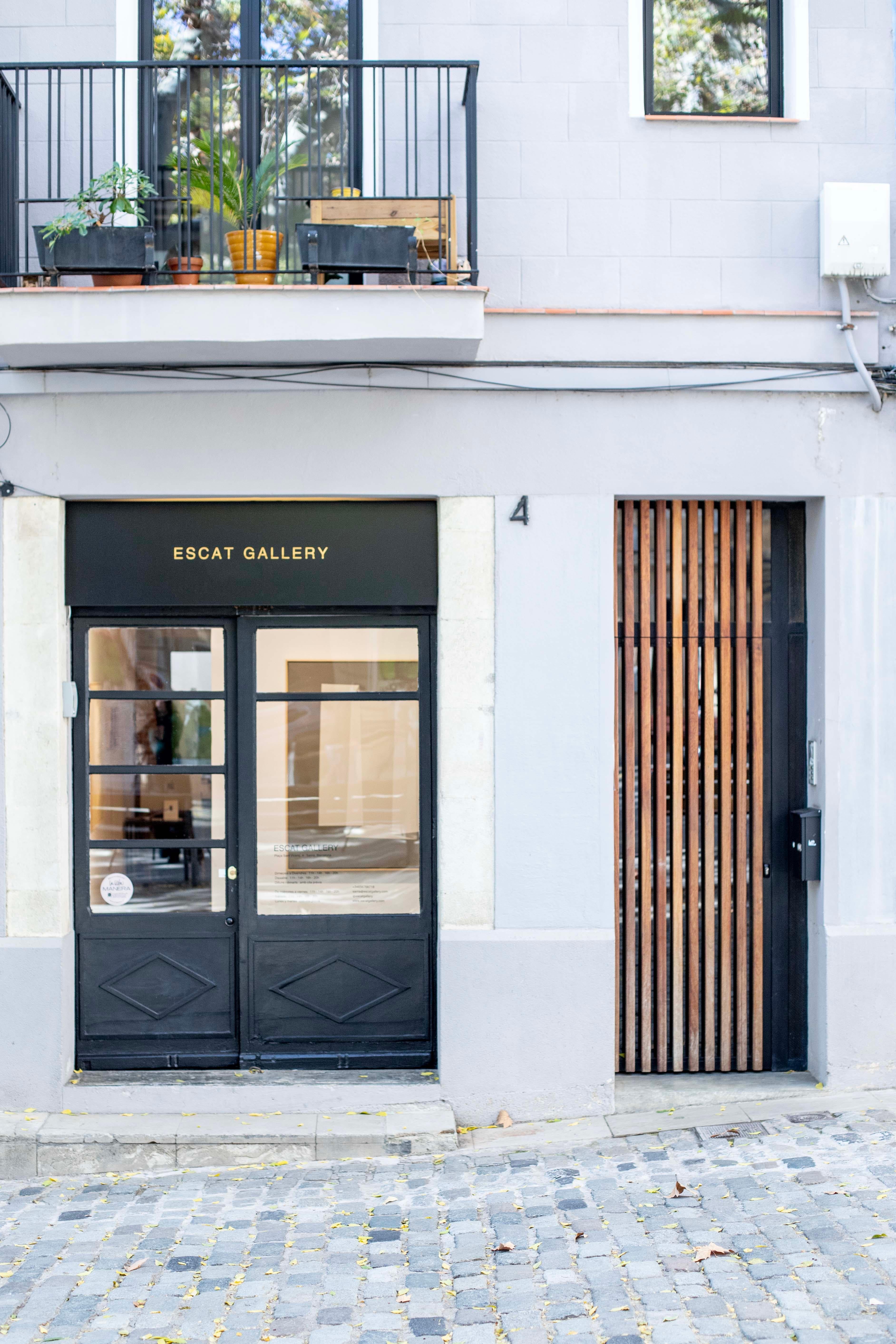 Minimalistisches geometrisches abstraktes Gemälde in grauen Erdtönen von Carolin Kreutzer im Angebot 7