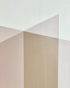 Abstraktes Stück Minimalistische Geometrische Komposition Neutrale Töne  Carolin Kreutzer