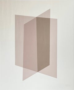 Minimalistische geometrische Komposition Neutrale Töne Zeitgenössische Carolin Kreutzer