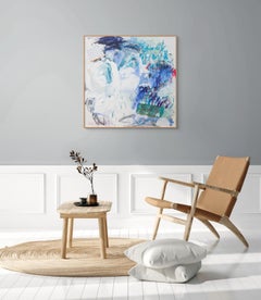 Butterflies, birds and shooting stars (Abstract Painting)