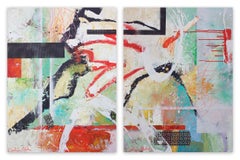 Serendipity 1&2 (Abstract painting)
