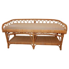 Carolina Bamboo & Cane Bench