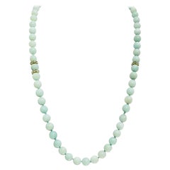 Carolina Bucci Amazonite Beaded Necklace With 18k Gold & Sapphires