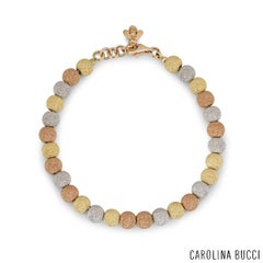 Carolina Bucci Tri-Color Gold Florentine Bracelet