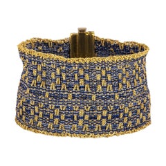 Carolina Bucci - Bracelet en or jaune et maille de soie