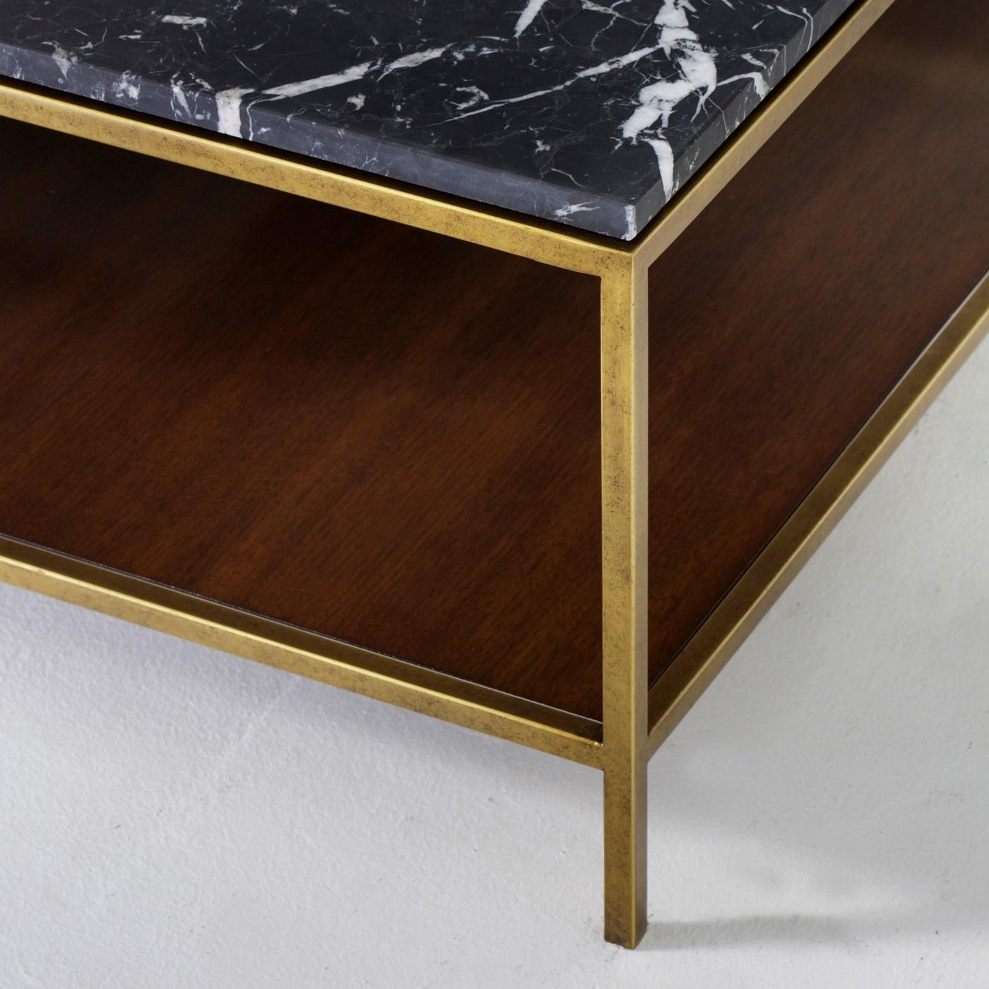 Carolina Coffee Table with Black Marquina Marble Top In New Condition For Sale In Paris, FR
