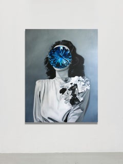 Topaz from the Mirror Stone series (Portrait Painting - Hedy Lamarr)