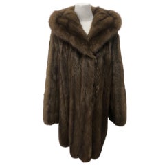 Carolina Herrera Barguzin Russian sable fur coat hood 12/M tags 85k ~no duties
