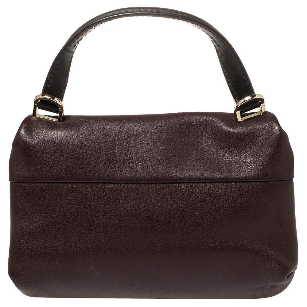 Carolina Herrera sac à poignée supérieure en cuir bicolore État moyen à Dubai, Al Qouz 2