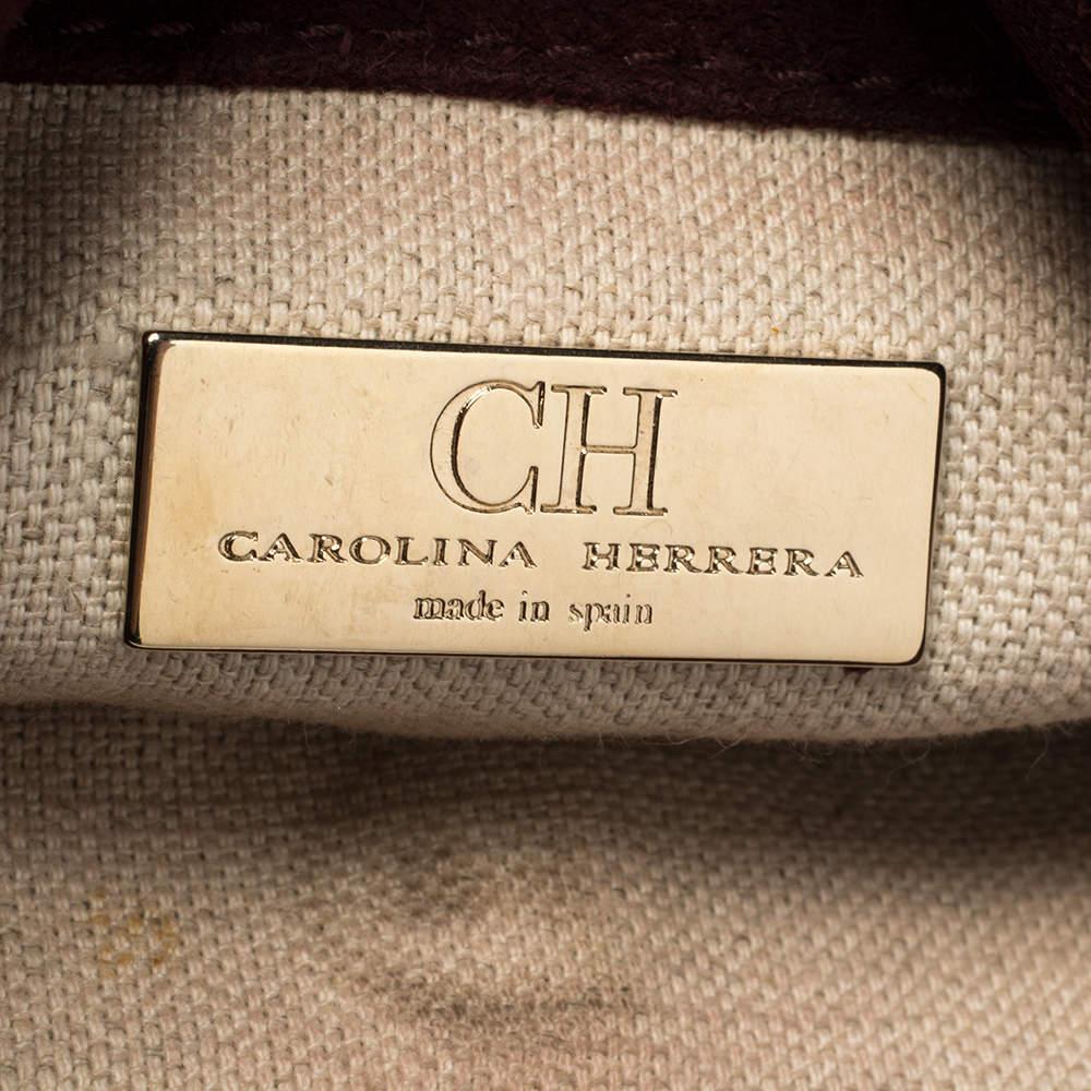 Carolina Herrera sac à poignée supérieure en cuir bicolore 4