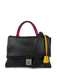 Carolina Herrera Black Leather Handbag