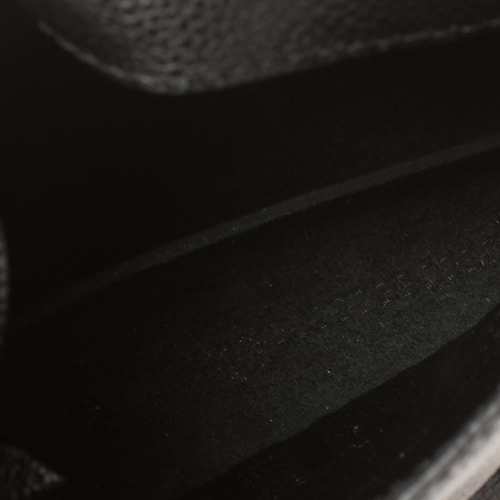 Carolina Herrera Black Leather Minueto Top Handle Bag 8
