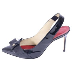 Carolina Herrera Negro Logo Bombas Tamaño EU 40