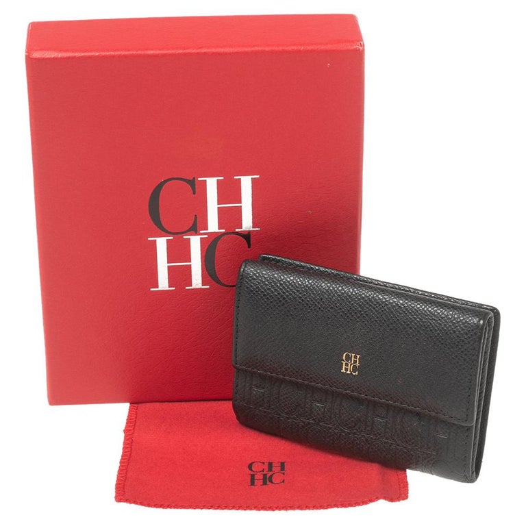 Wallet With Chain Carolina Herrera - Black Ch New Original