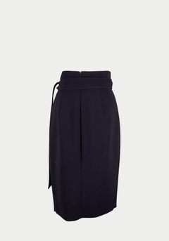 Carolina Herrera - Gonna a tubino nera con cintura - EU 36